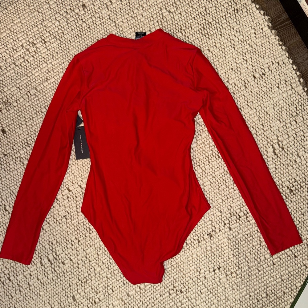Tommy Hilfiger Bold Red Swimsuit - Picture 4 of 5